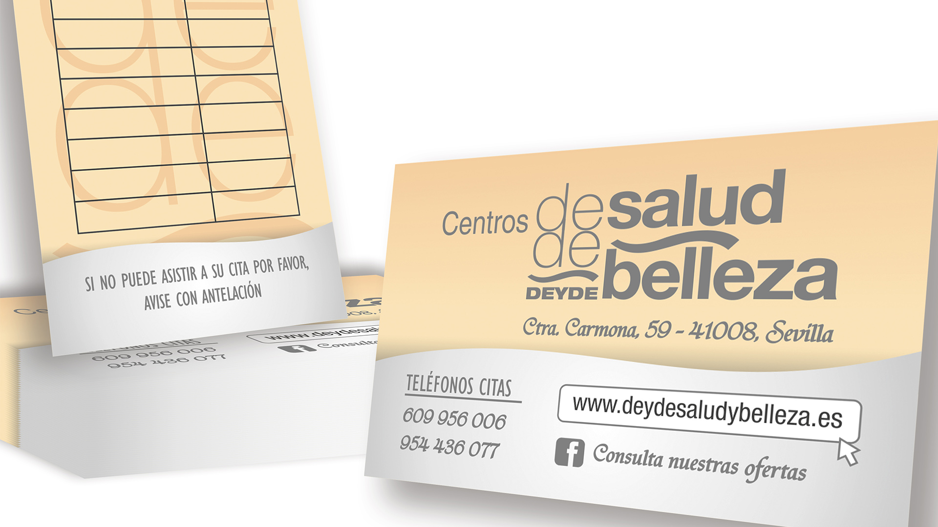 CENTRO DE SALUD Y BELLEZA DEYDE - Tarjetas