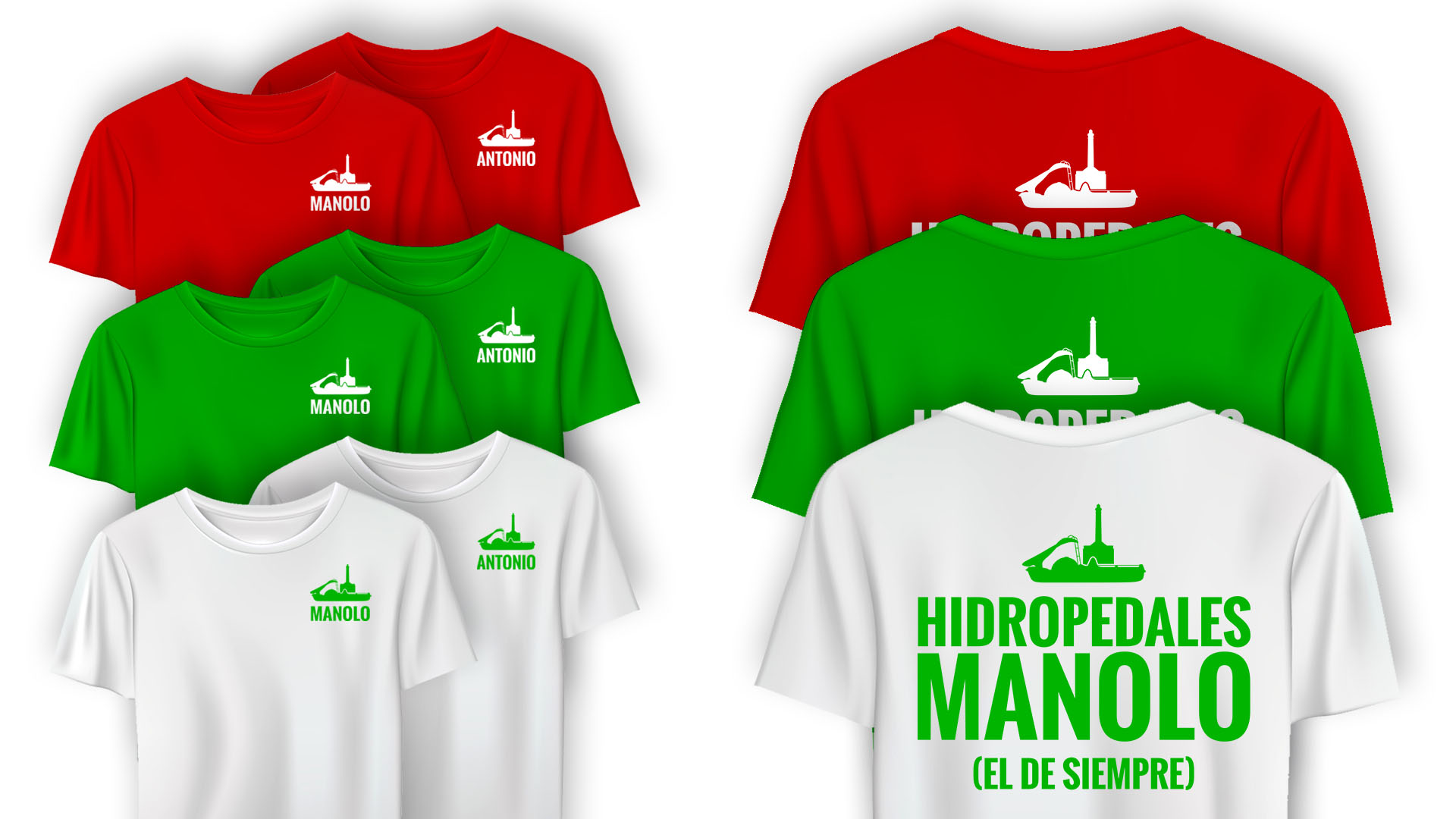 HIDROPEDALES MANOLO - Camisetas