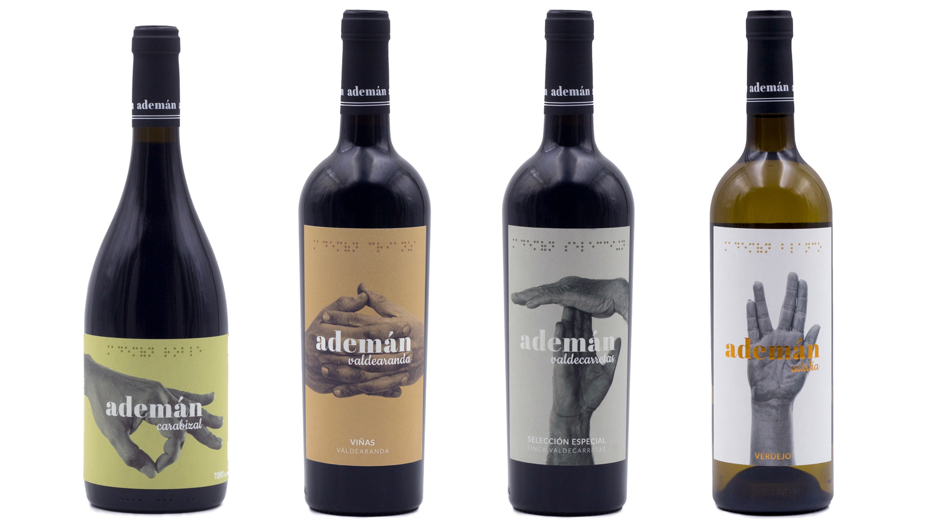 Bodega y Viñedos Maires añade braille en las etiquetas de sus vinos Ademán.